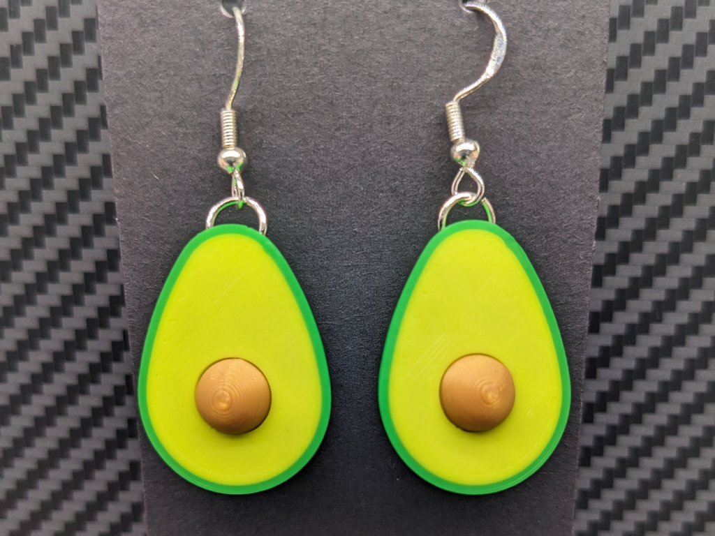 ELISO Avocado Slice Earrings