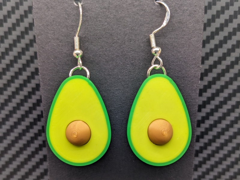 ELISO Avocado Slice Earrings