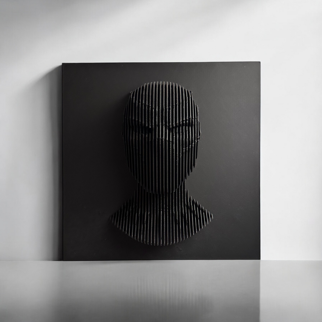 ELISO Vibranium King Layered Sculpture Wall Art