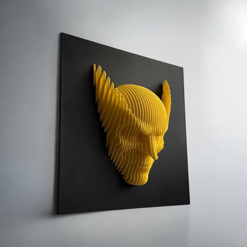 ELISO Wolverine Layered Sculpture Wall Art