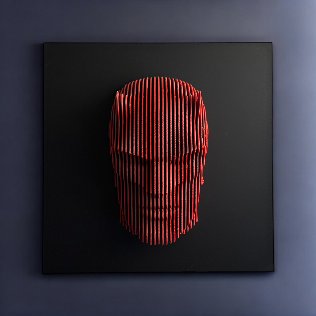 Eliso Blind Justice Layered Sculpture Wall Art