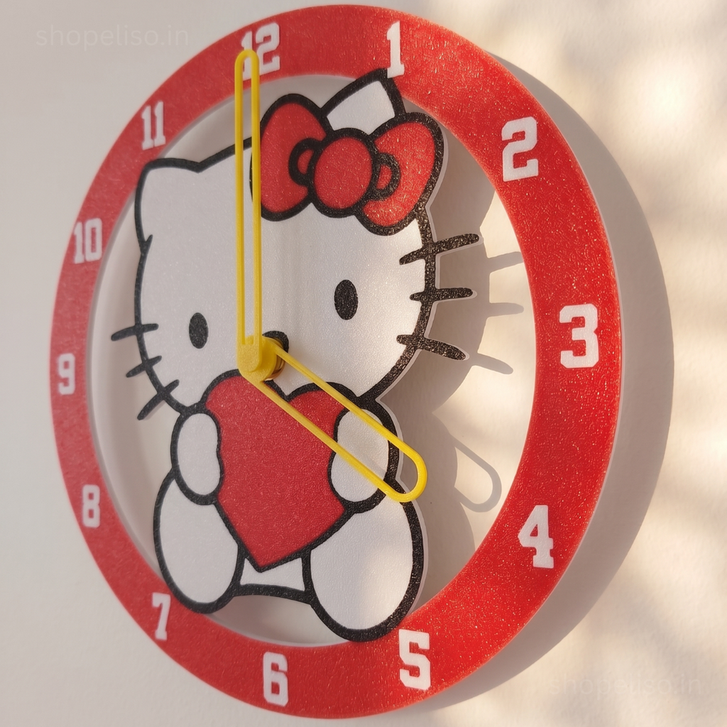 Eliso Cute Cartoon Wall Clock – Kawaii Edition