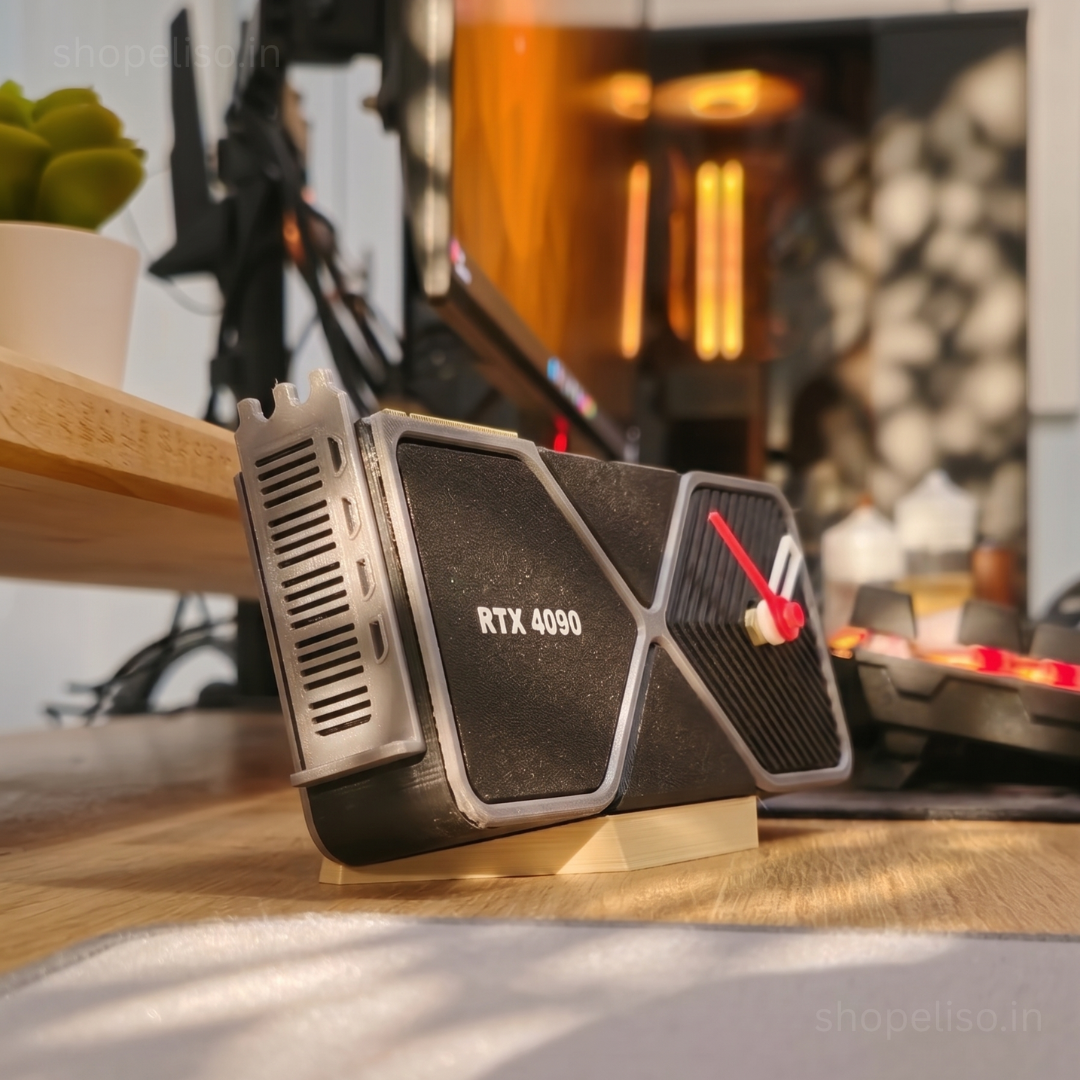 Eliso GPU Inspired Desk Clock