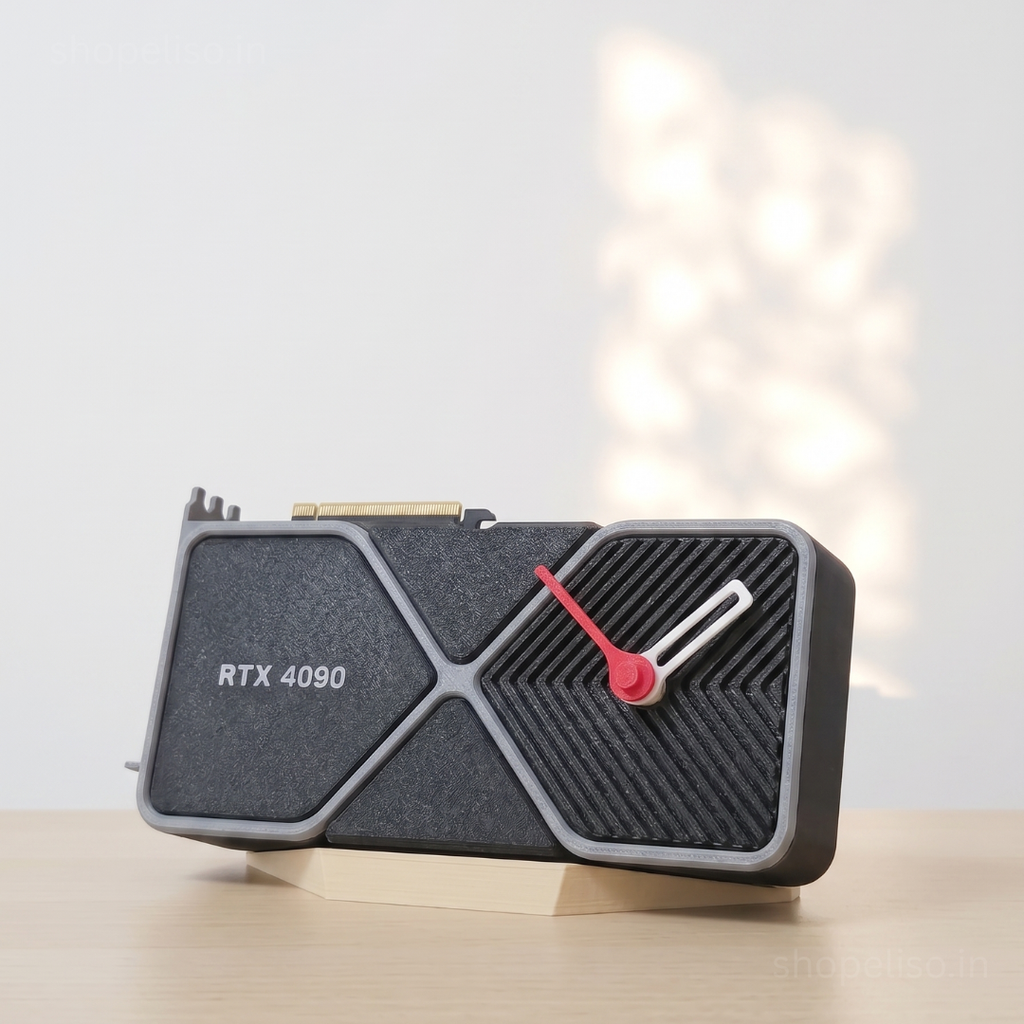 Eliso GPU Inspired Desk Clock