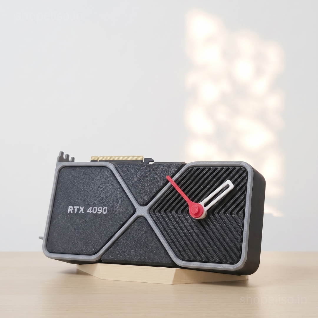 Eliso GPU Inspired Desk Clock
