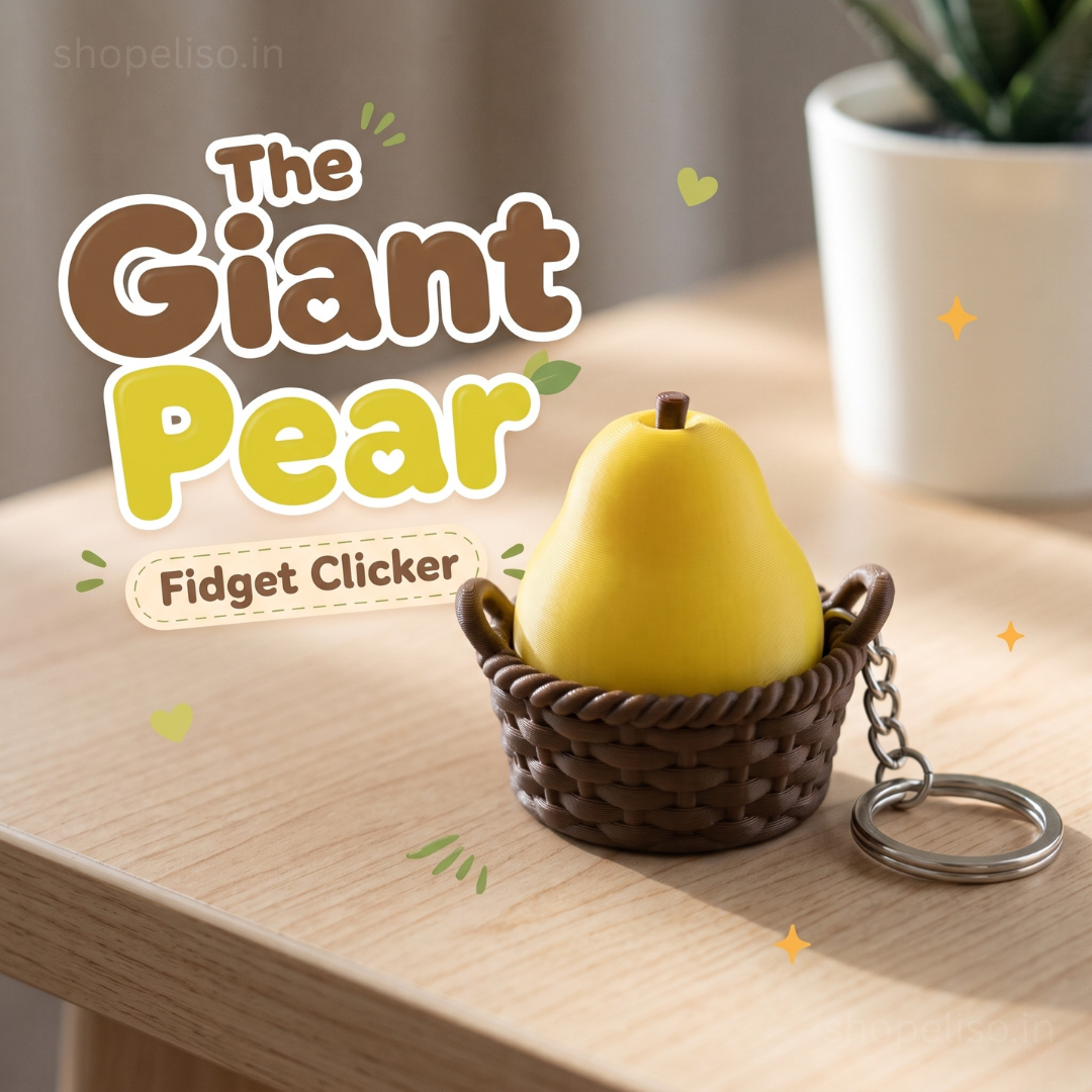 ELISO Giant Pear Fidget Clicker