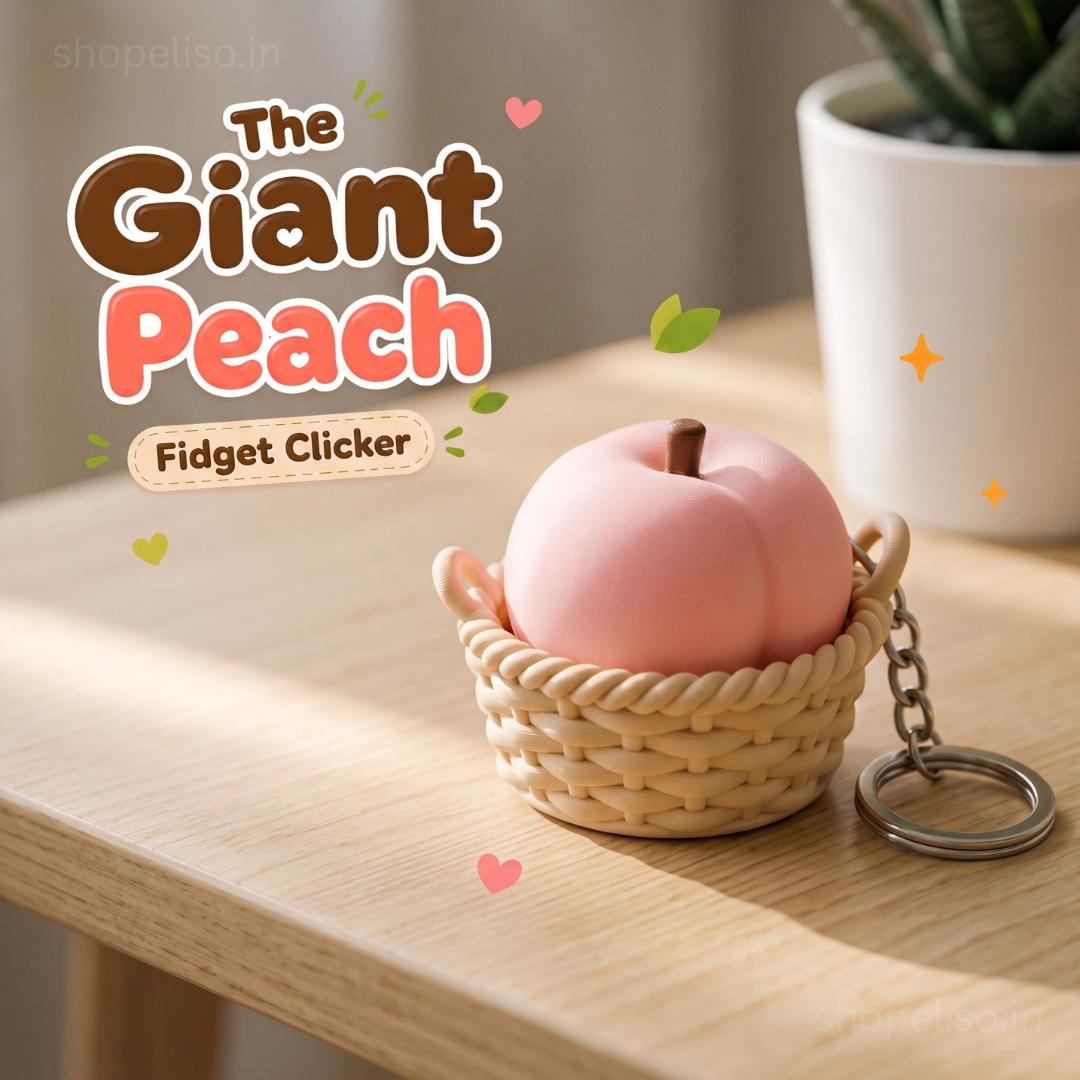 ELISO Peach Pop Clicker 🍑
